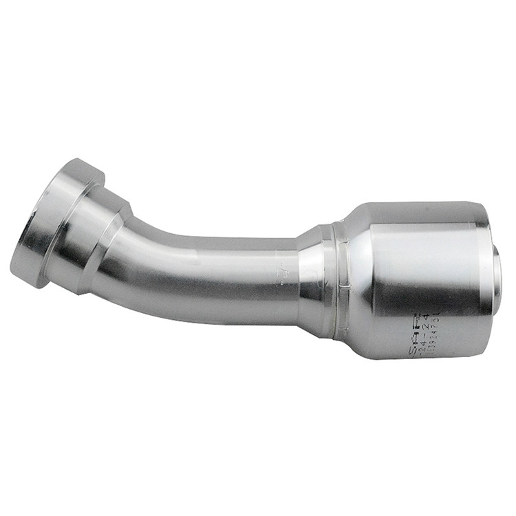 1-1/2 x 1-1/2 (2.50" Flange) Pulsar 4600 Series Hose Crimp - CAT® Style Flange 30° Elbow  4639C-24-24