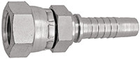 1/4 x 3/8" Pulsar 5000 Series Hose Barb - Female 45° SAE Swivel  5004-06-04