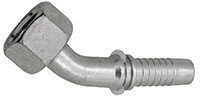 5/8 x 5/8" Pulsar 5000 Series Hose Barb - Female BSPP Swivel 45° Elbow  50426-10-10