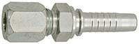 1/4 x 1/4" Pulsar 5000 Series Hose Barb - Metal Tube Compression  5060-04-04