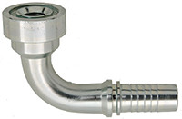 3/4 x 3/4" (1.63" Flange) Pulsar 5000 Series Hose Barb - Cat® Style Flange 90° Elbow  5099C-12-12