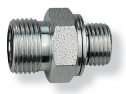 M12-1.5 x 9/16"-18 Steel Male Metric - Male ORFS   73093L-06-04