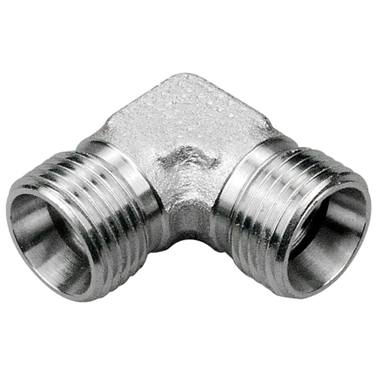 M16-1.5 Steel Male Metric - Male Metric 90° Elbow   73973S-08-08