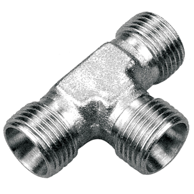 M36-2.0 Steel Male Metric Tee    73T73S-25-25