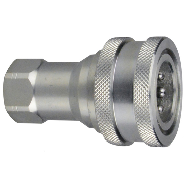 1/4 x 1/4" Steel ISO "B" Coupler - Female NPT  C101-04