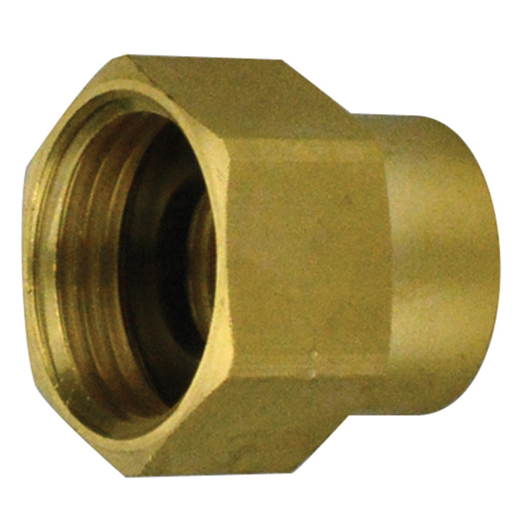 3/4"-11.5 x 3/4" Brass Female Water Hose - Female NPT  G0708B-12