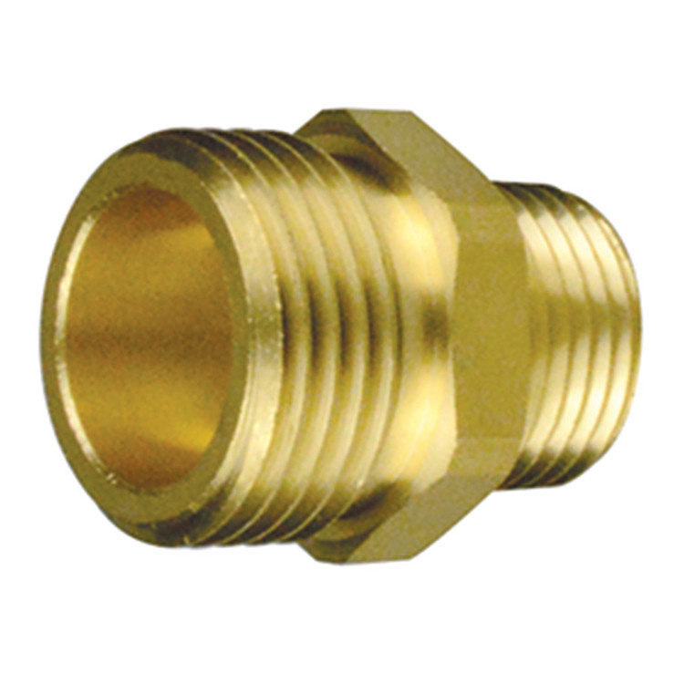 3/4"-11.5 x 3/8" Brass Male Water Hose - Male NPT  G1716B-06