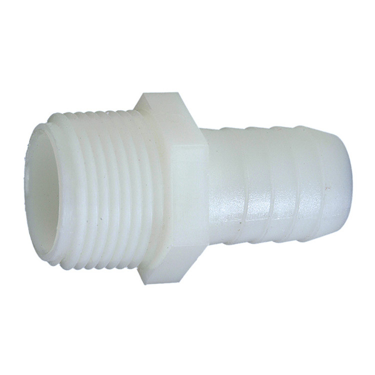 3/4 x 3/4" Nylon Hose Barb - Male NPT  G21N-075-075