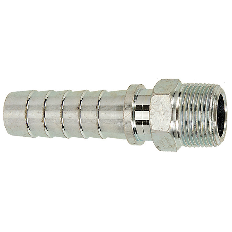 3/4 x 1/2" Steel Hose Barb - Male NPT  G23S-050-075