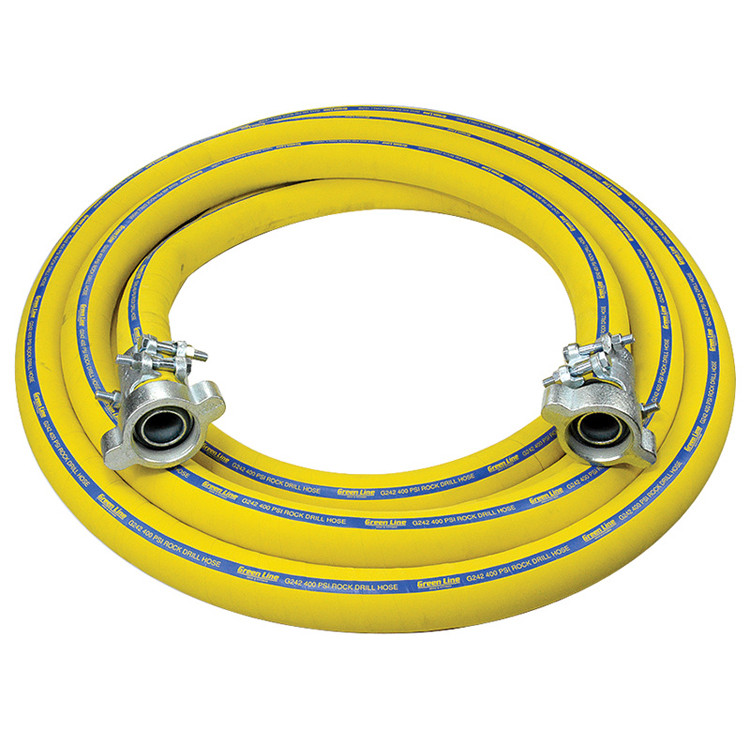 2" x 50' Rock Drill Hose Assembly w/ Female Ground Joint Fittings   G242-200FF50