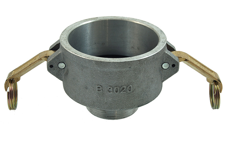 2 x 3" Aluminum Type B Female Camlock - Male NPT  G65B-200-300