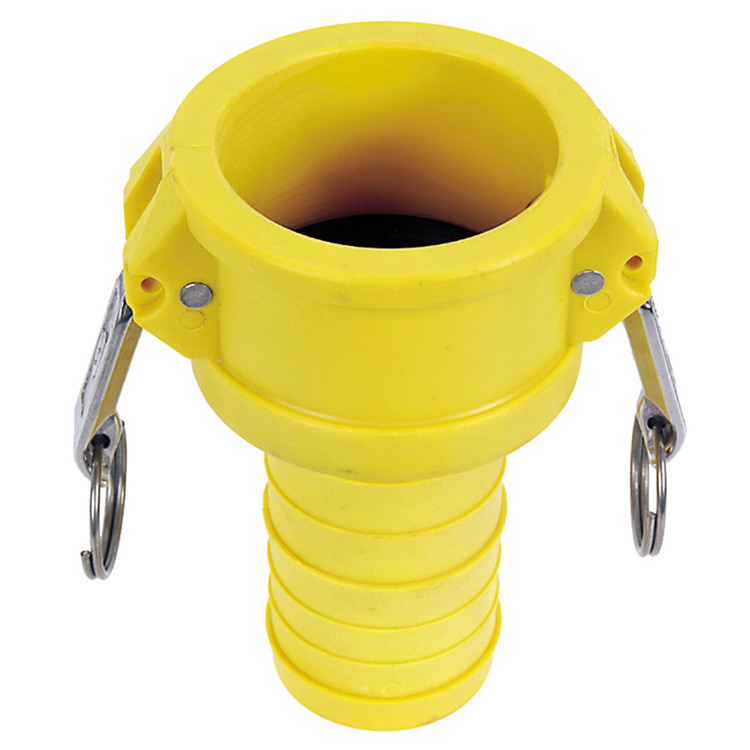 4" Nylon Type C Female Camlock - Hose Barb  G65NC-400