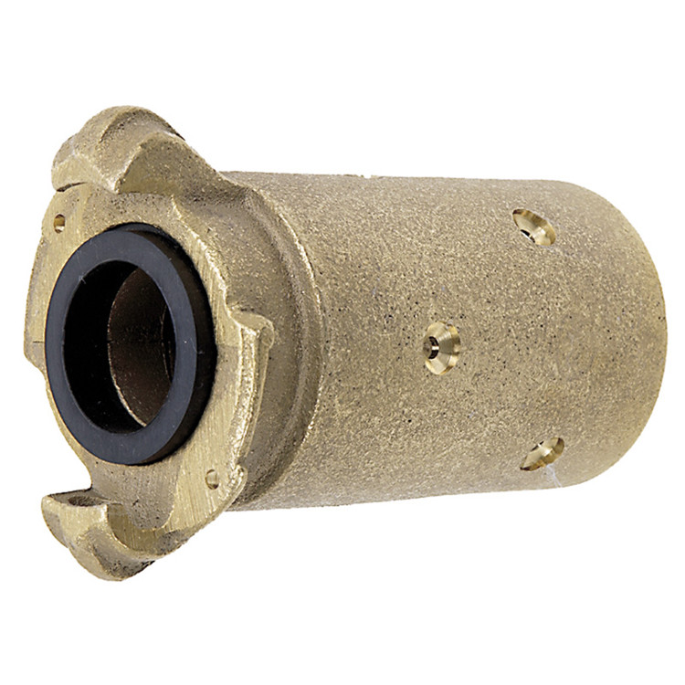 1" Brass Sandblast Coupling  G75B-100