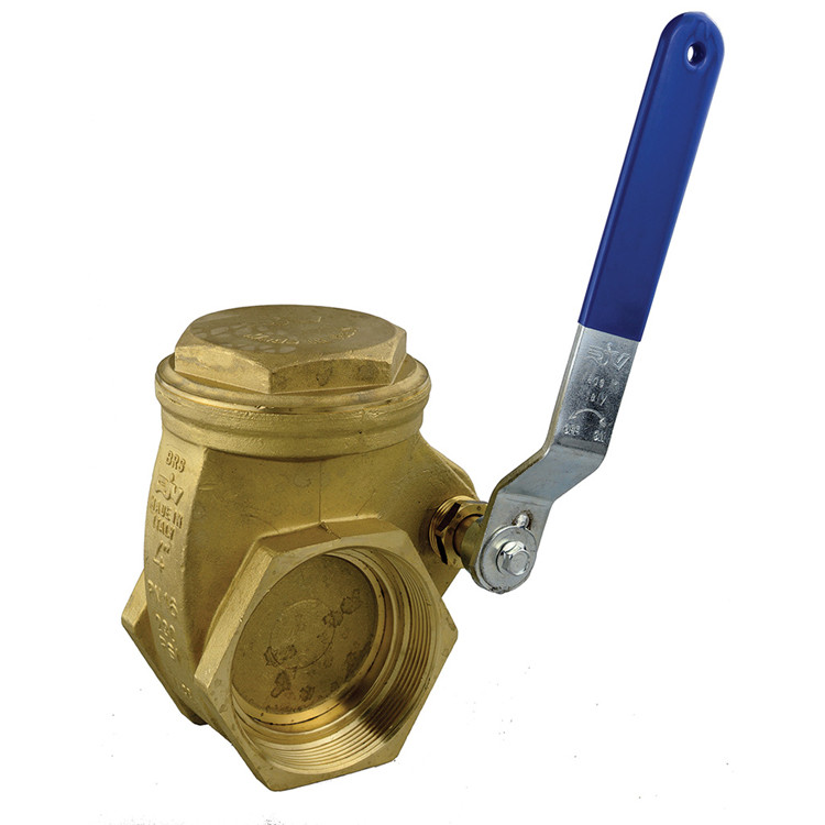 4" Brass Female NPT Lever Gate Valve  V215L-400