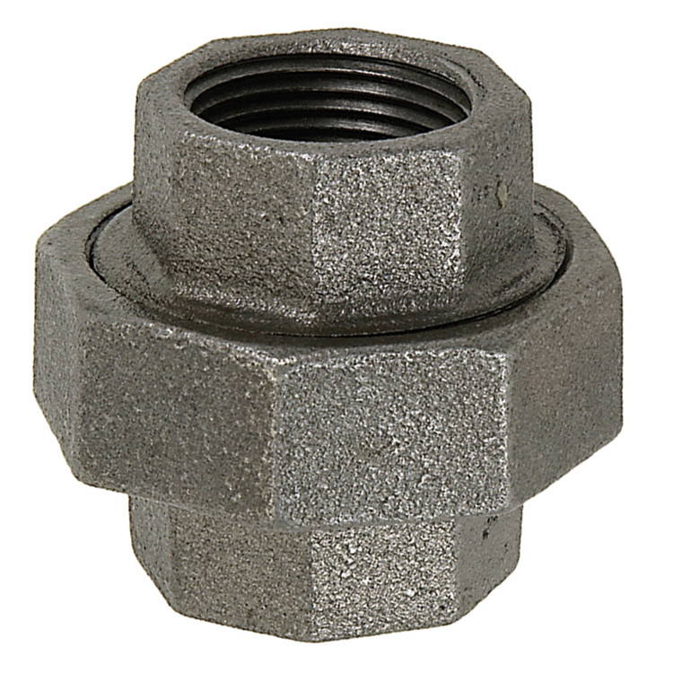 1" Sch. 40 Black Iron Female NPT Swivel Union   G0808MU-100-100