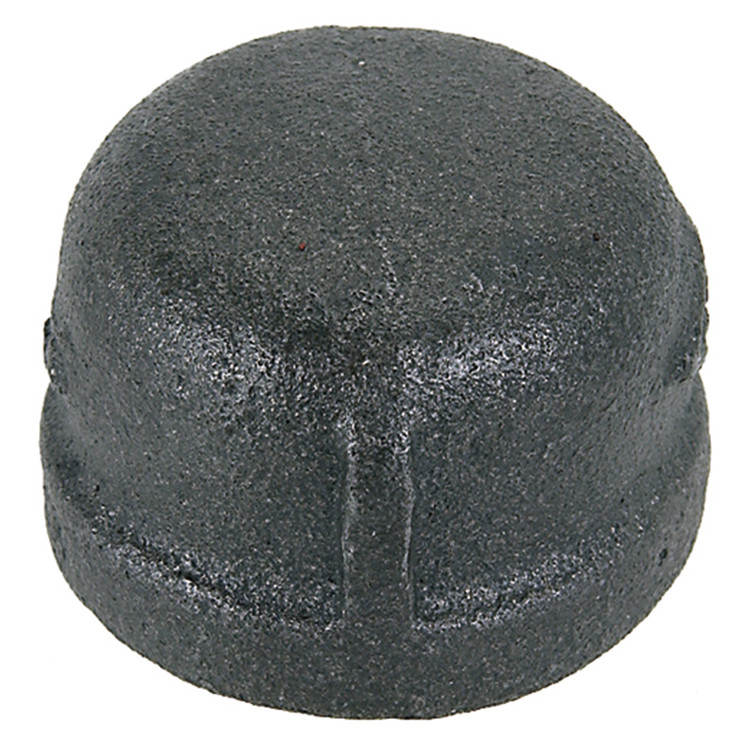 6" Sch. 40 Black Iron Female NPT Cap   G0800M-600