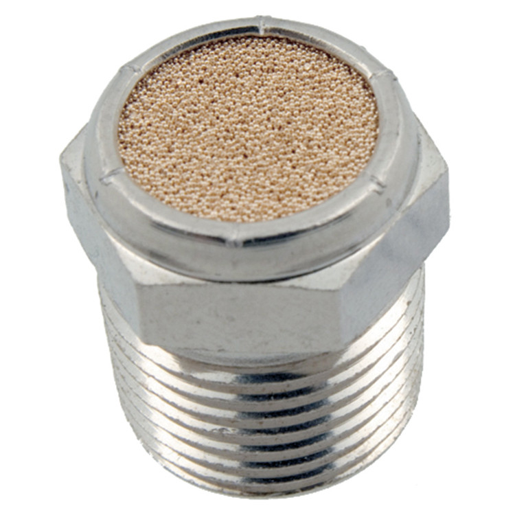 1/2" Male NPT Nickel Plated Steel Breather Vent   G1600VB-08