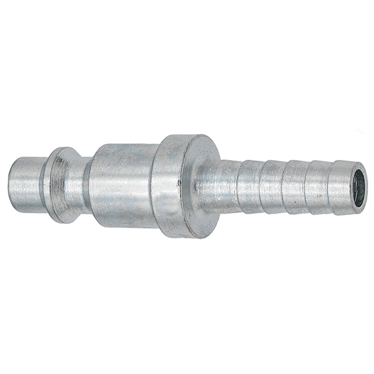 1/4 x 1/4" Steel Industrial Pneumatic Nipple - Hose Barb   CP21-42