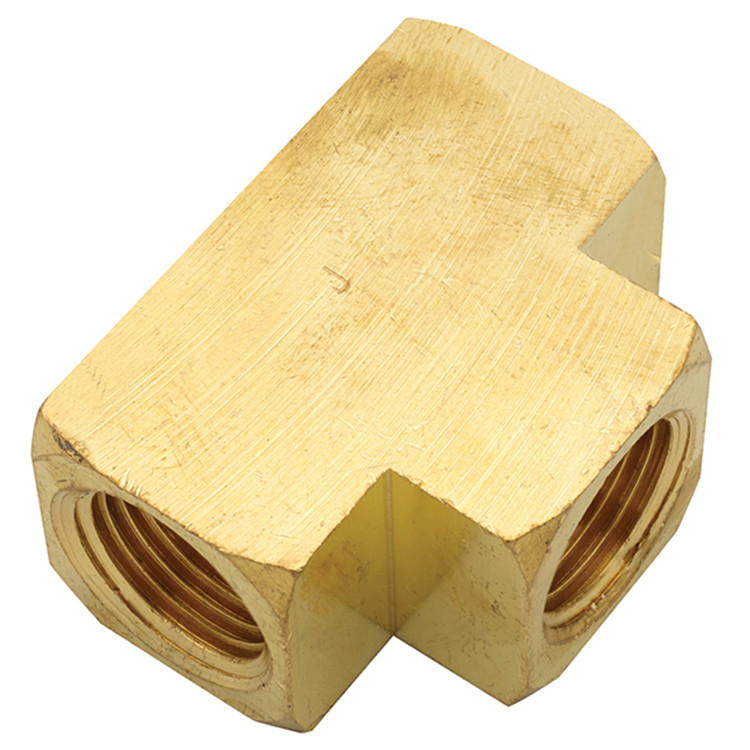 1/4" Brass Female NPT Tee   G08T88BX-04-04