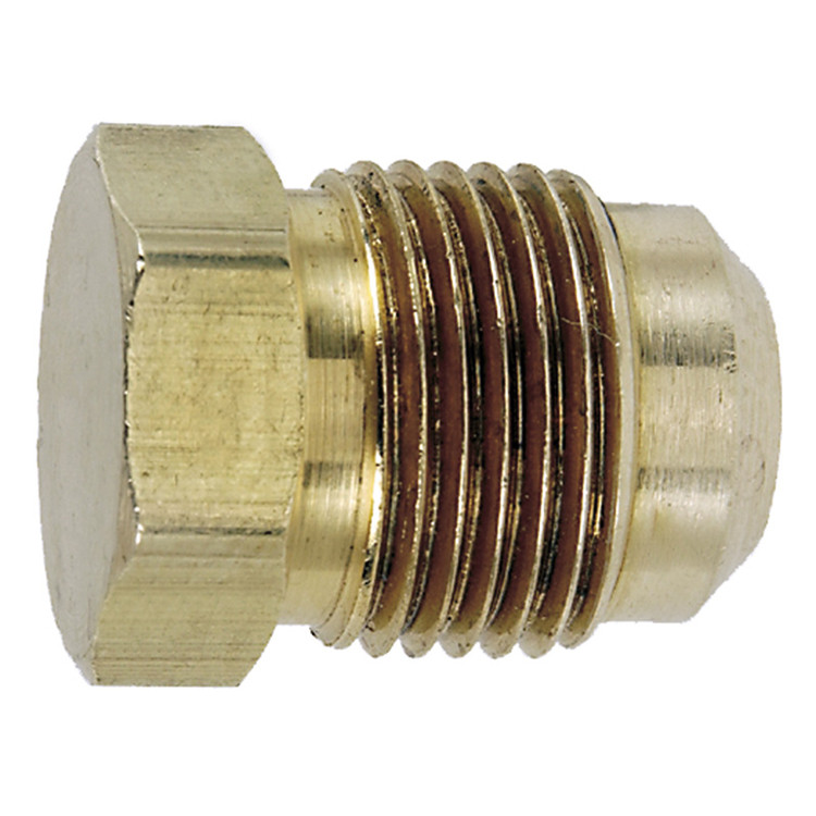 3/8" Brass 45° SAE Plug   G1400-06