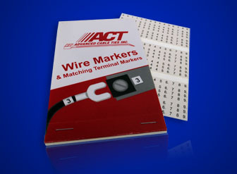 A ~ Z, 0 ~ 15, +, -, / Wire Marker Label Booklet  AL-MARK-02