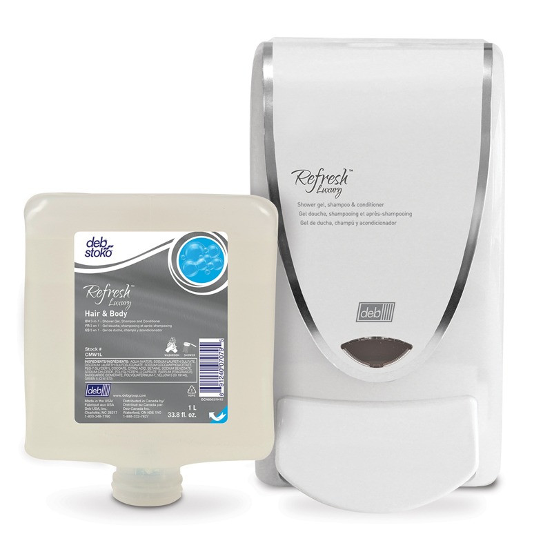 Refresh® Luxury Hair & Body 3-In-1 Shower Body Wash/Shampoo/Conditioner 2L Cartridge  CMW2LT