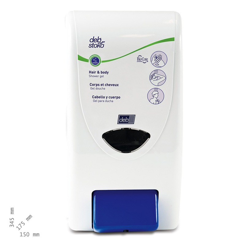 Deb® Cleanse 2-In-1 Shower Manual Dispenser 4L - White  SHW4LDR