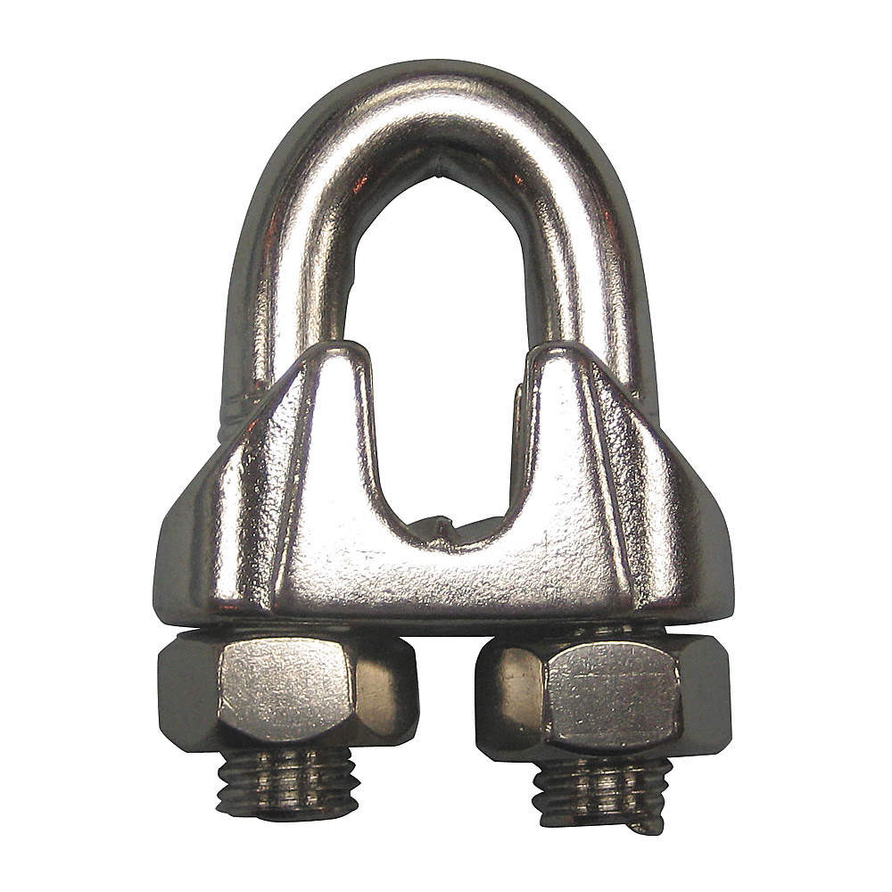 1/4" Stainless Wire Rope Clamp   2915 0016