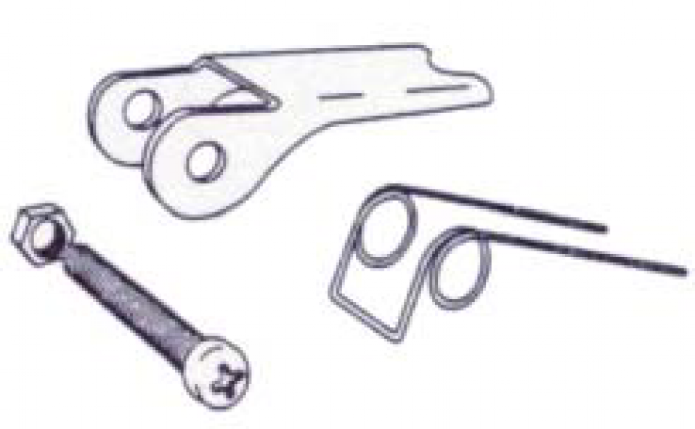 1-1/2 - 2T Replacement Stainless Latch Kit   2919 0021