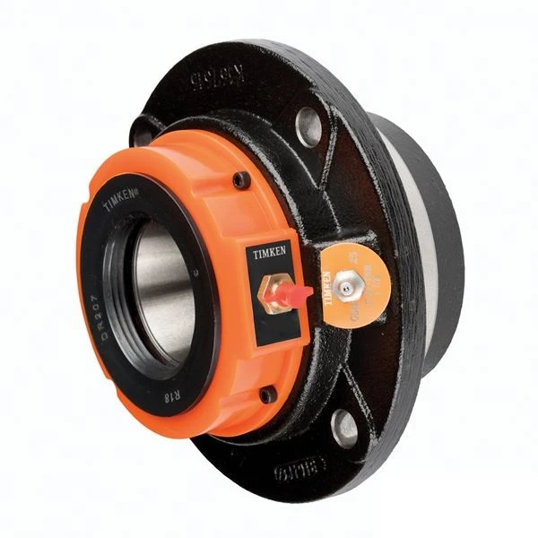 50mm Four Bolt Type-E Taper Roller Bearing Piloted Flange - Double Locking Collar  E-PF-TRB-50MM