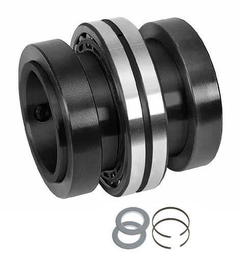 50mm Timken QAA Replacement Bearing & Seal Kit - Two Concentric Shaft Collars - Double Lip Nitrile Seals  QAA050KITSB