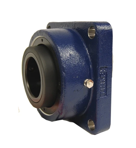 65mm Timken QAAFL Square Flange Block - Two Concentric Shaft Collars - Teflon Labyrinth Seals - Float  QAAFL13A065SET
