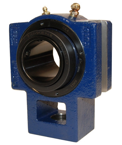 2-11/16" Timken QATU Wide Slot Take-Up Block - Concentric Shaft Collar - Double Lip Viton Seals - Fixed  QATU15A211SC