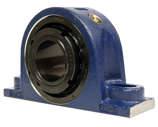 40mm Timken DVP Two Bolt Pillow Block - Taper Lock Adapter - Double Lip Viton Seals - Float  DVP09K040SEC