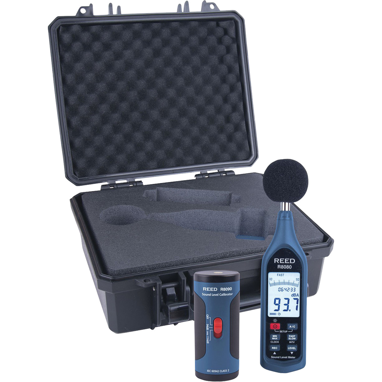 Data Logging Sound Level Meter w/ Calibrator Kit   R8080-KIT