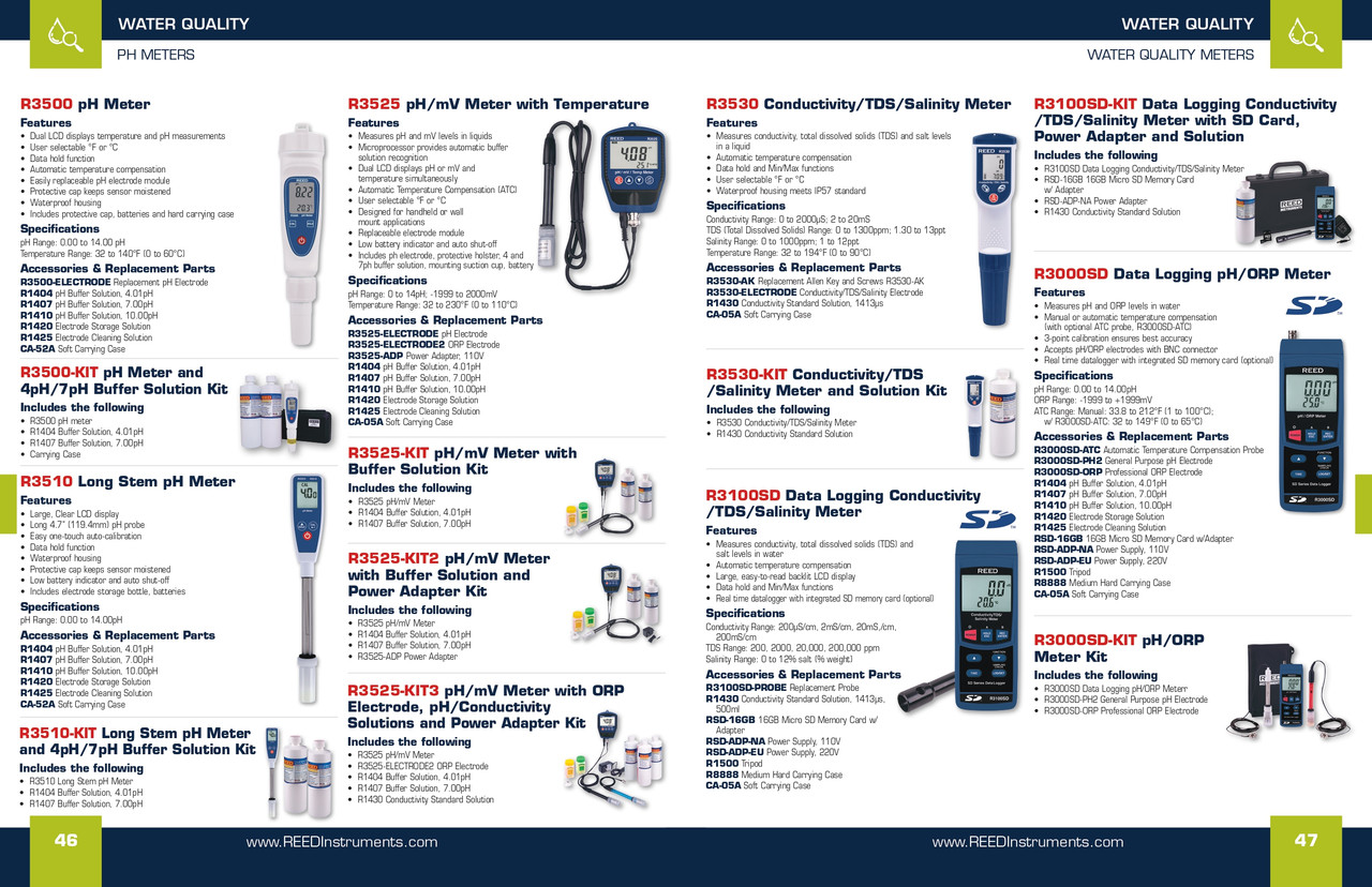 pH/ORP Meter Kit   R3000SD-KIT