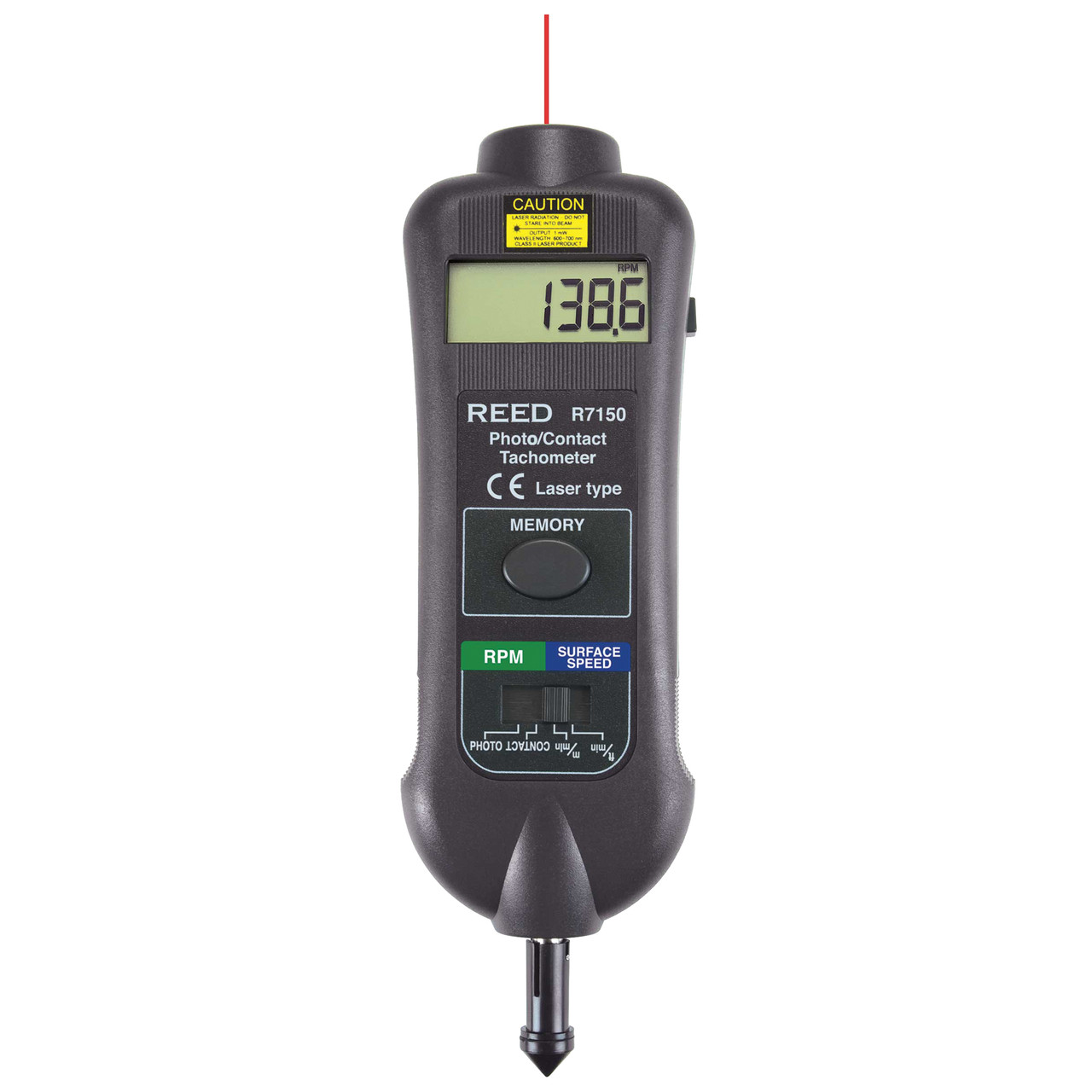 Professional Combination Contact / Laser Photo Tachometer   R7150