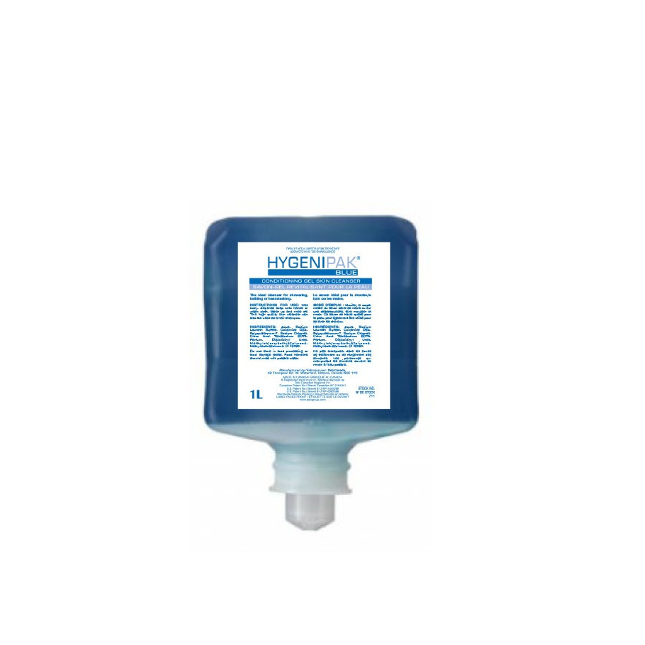 Hygenipak® Blue Healthcare Skin Conditioning Gel Cleanser 1L Refill Cartridge  711