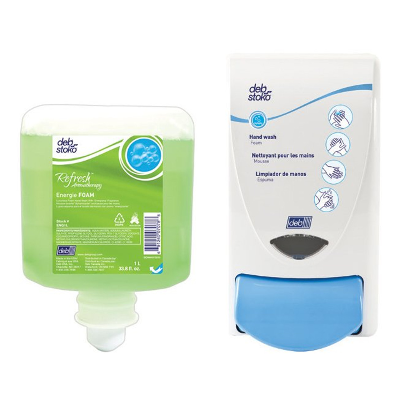 Refresh® Energie Aromatherapy FOAM Hand Wash Cleanser 47ml Pump Bottle  ENG47ML