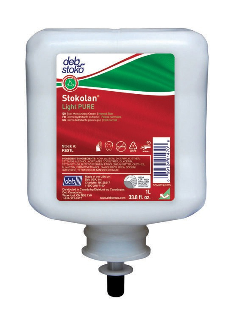 Stokolan® Light PURE Skin Conditioning Cream 1L Refill Cartridge  RES1L