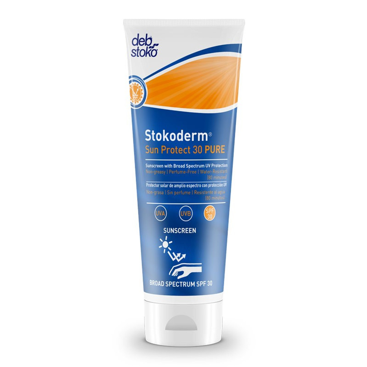 Stokoderm® Sun Protect 30 PURE Sunscreen Skin Protection Cream 100ml Tube  SUN100MLCA