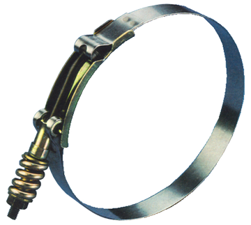 4.31 - 4.62" Mini Flex Seal T-Bolt Clamp - S/S Band - Ferrous Bolt  HC20-450