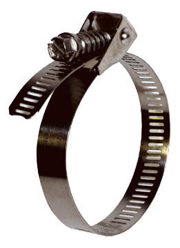 10.19 - 14.00" Quick Release Gear Clamp - S/S Band - S/S Screw  LAS-216