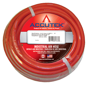 1/4" x 100' Red PVC Air Hose Assembly  PA4RED-100B