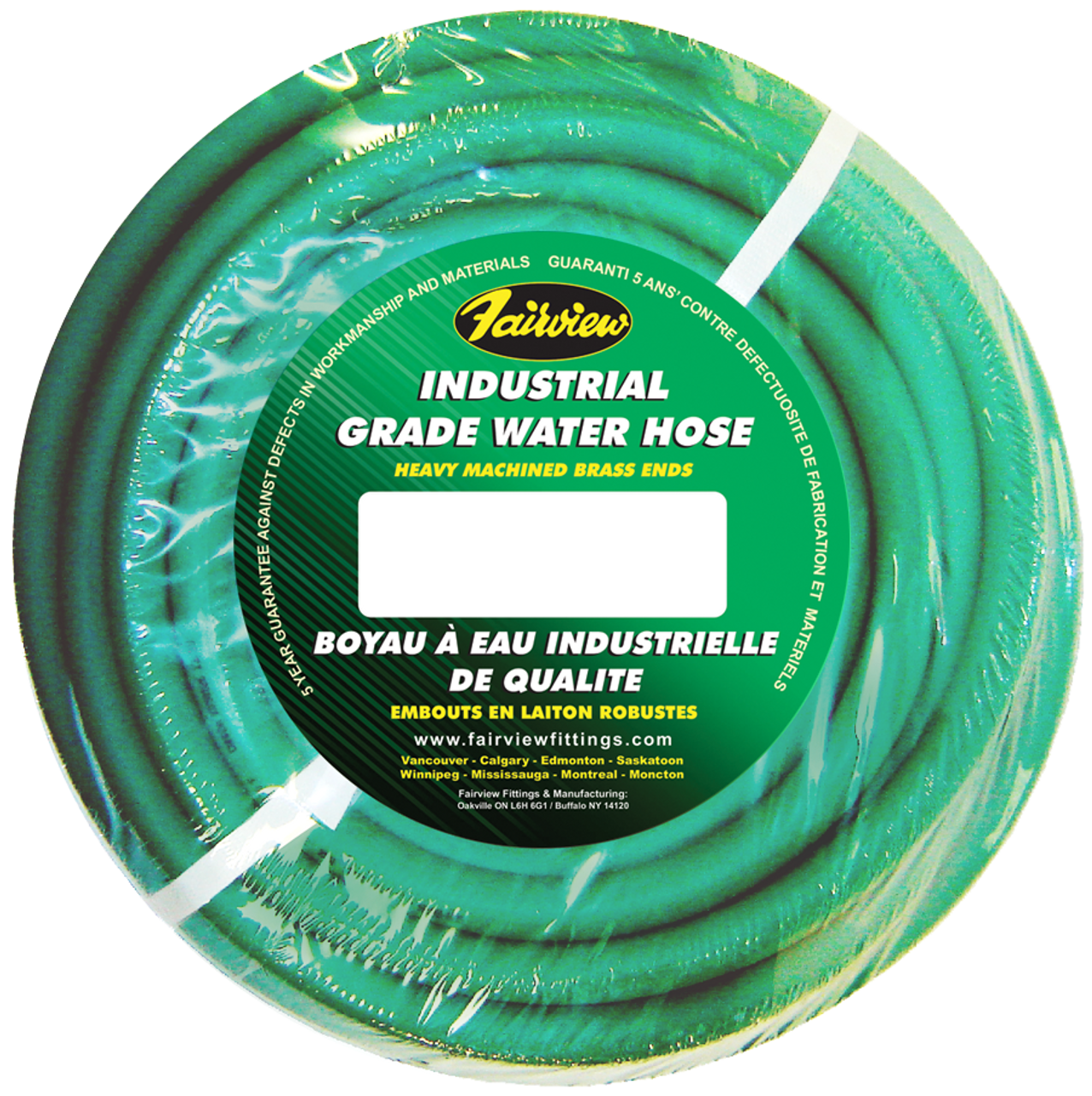 1/2" x 50' "Green Star" Industrial Water Hose Assembly  WH8GRN-50H