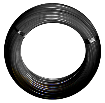 1/4" x 100' Low Density Black Polyethylene Tube  360-4BLK-100