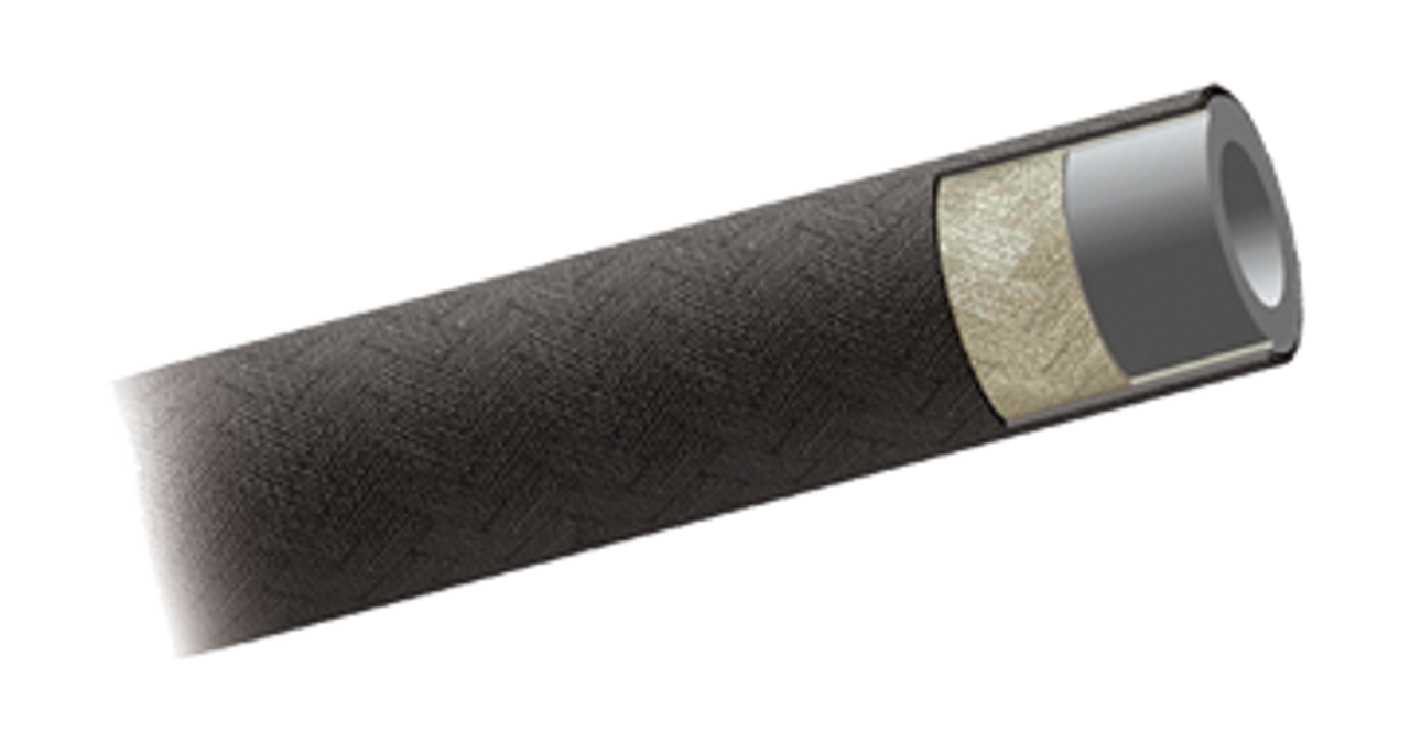 3/8" x 1' Grip-Tite Fiber Cover Push On Hose  760-6-CUT