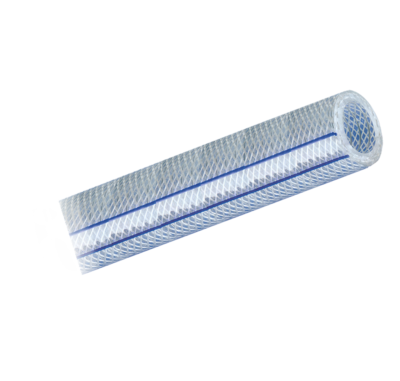 5/8 x 3/8" x  100' Clear PVC Re-Inforced Hose  PVC-106-100