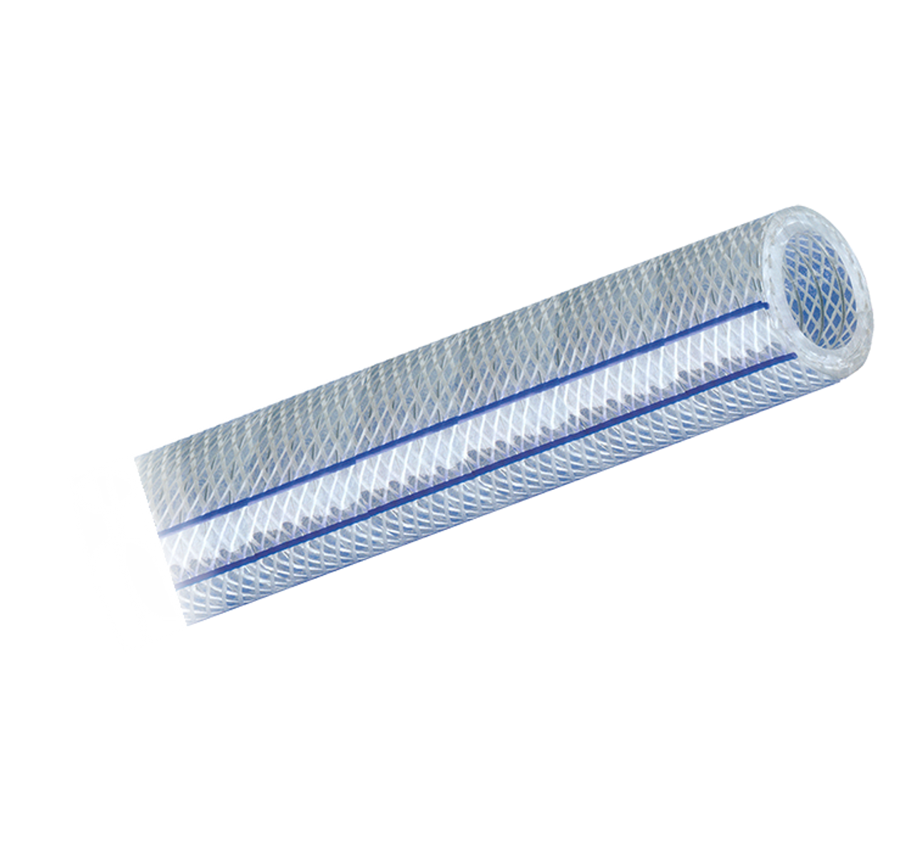 1/2 x 1/4" x  100' Clear PVC Re-Inforced Hose  PVC-84-100