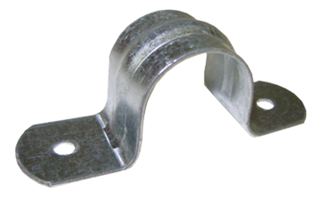 1/2" Tube O.D. Plated Steel Two Hole Saddle Strap  TS22-D